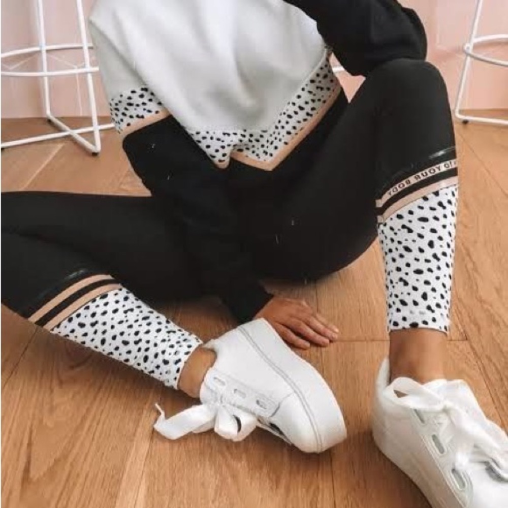 Sarah’s Day x White Fox Active Dalmatian Daydreamer Leggings
